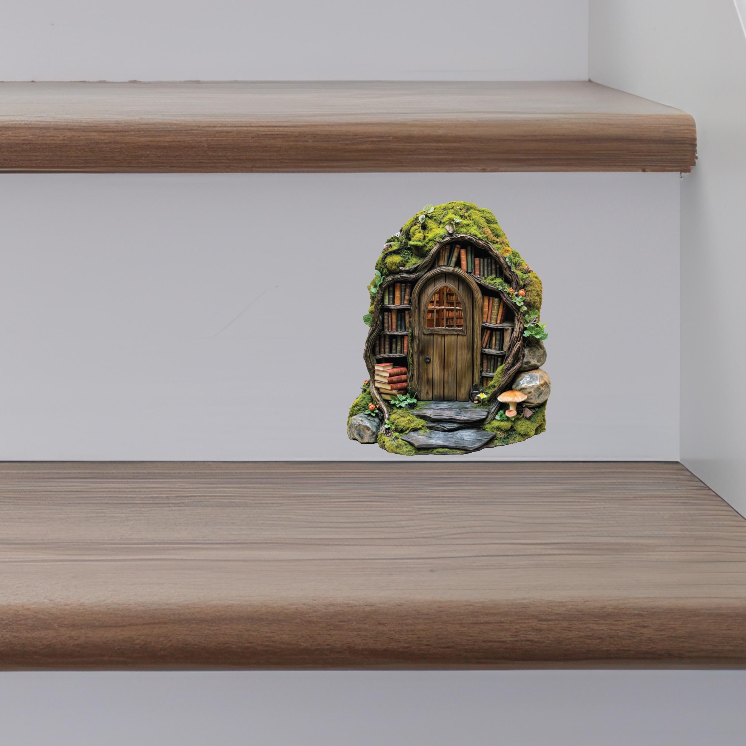 Woodland Library Fairy Door Decal - Etsy