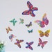 Watercolor Butterfly Wall Decals - Easy Peel & Stick Colorful Butterflies for Walls, Windows and Furniture (1293) 