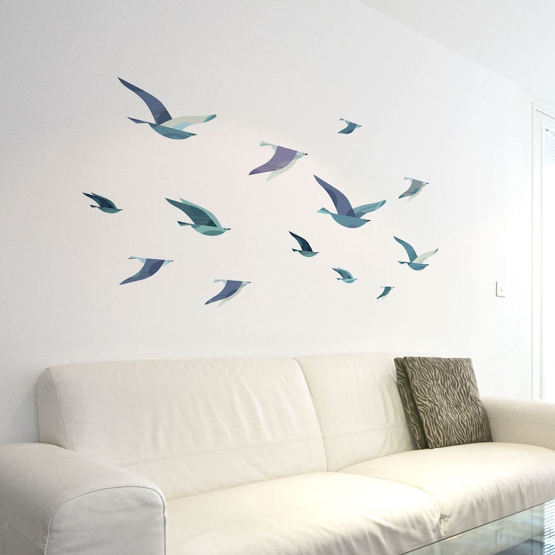 Bird Decals for Wall - Etsy