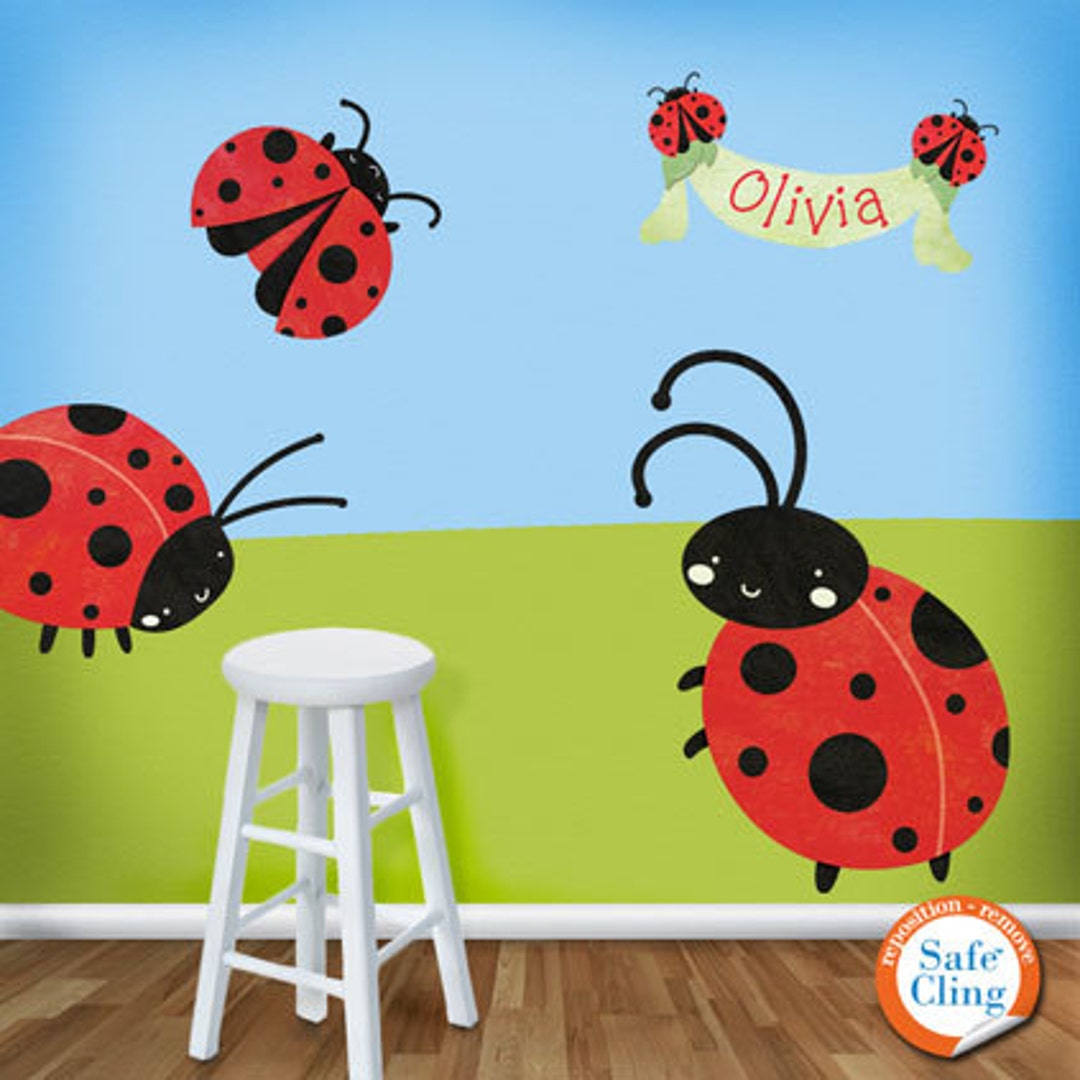 Kitchenaid Mixer Decal - Lady Bugs Vinyl Sticker - The Wall Works