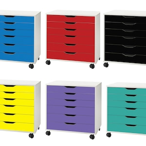 Solid Color Skins for IKEA Alex Furniture - 4 Styles & 69 Colors (Furniture NOT Included!)