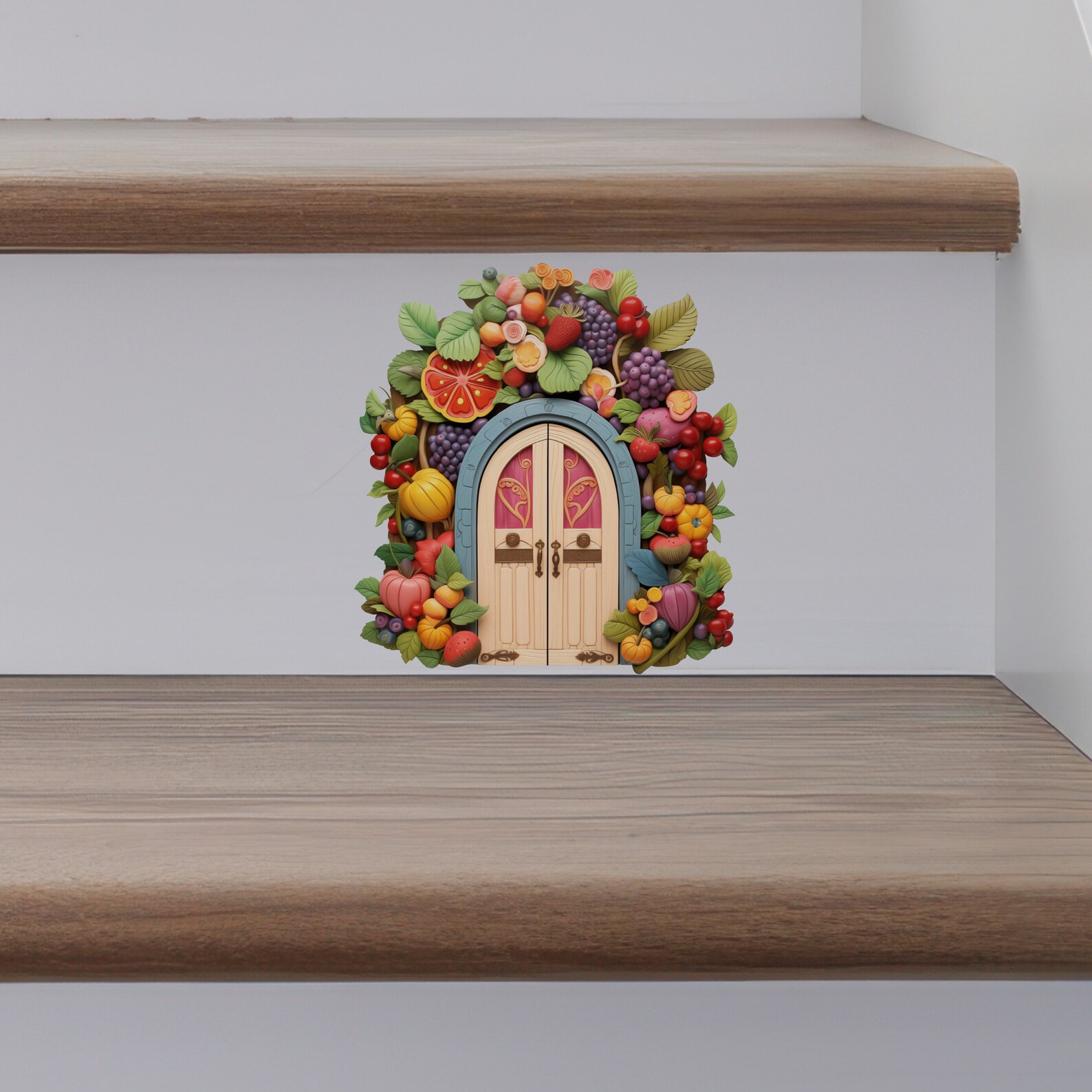 Fruitful Welcome Fairy Door Decal - Etsy