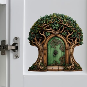 Enchanted Forest Fairy Door Decal - Etsy