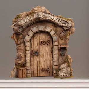 Lebanese Rocky House - Fairy Door 3D Wall Sticker