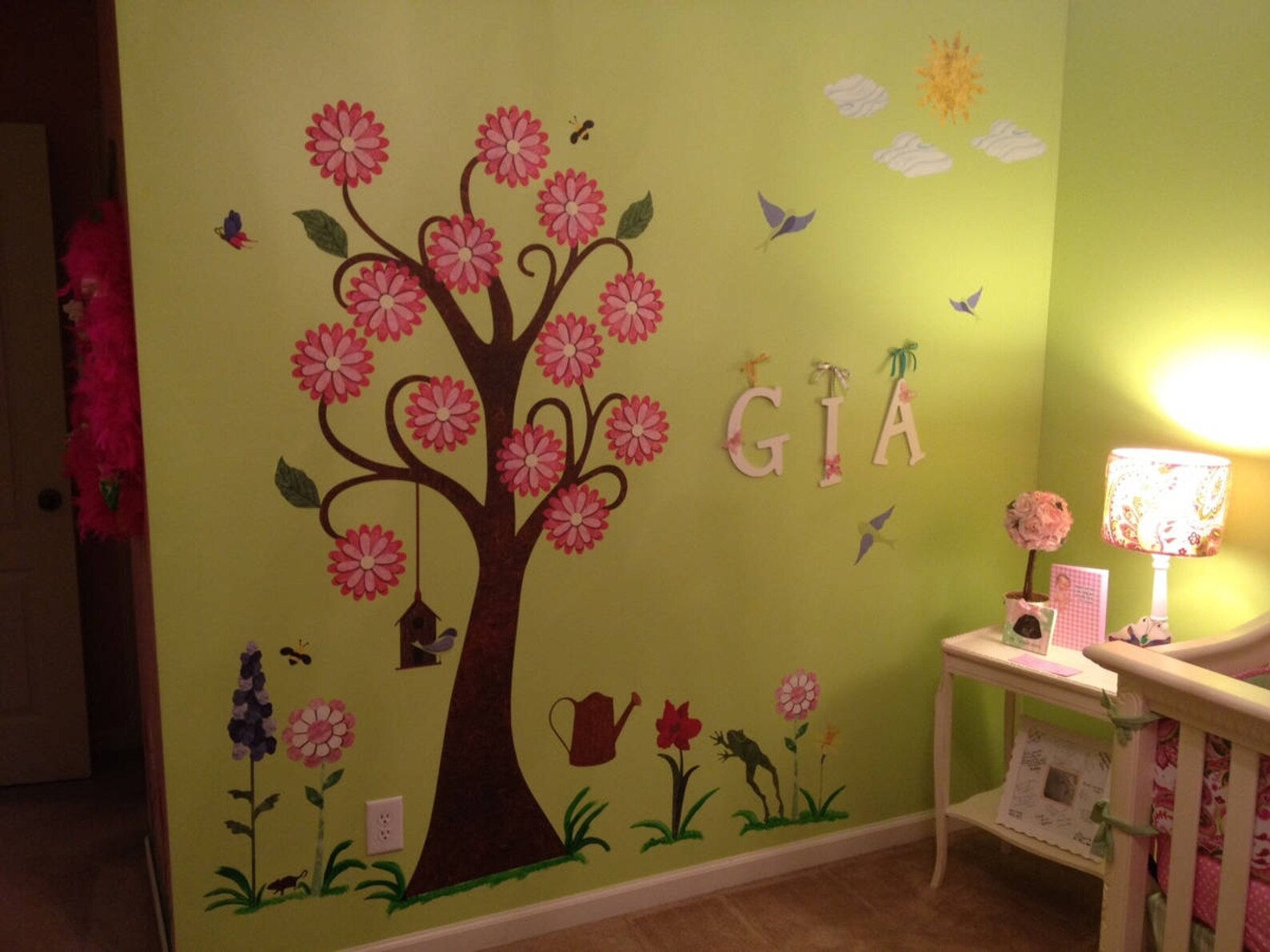 Flower Garden Wall Decals for Nursery & Girls Room Wall Mural Etsy