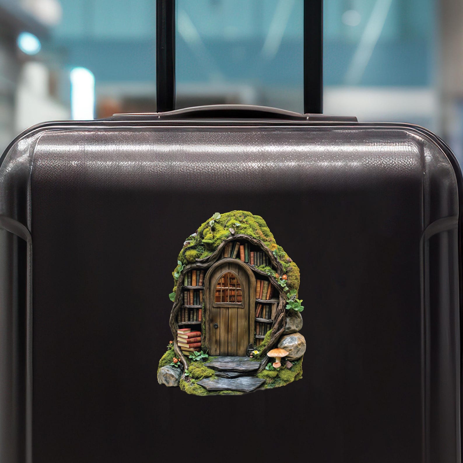 Woodland Library Fairy Door Decal - Etsy