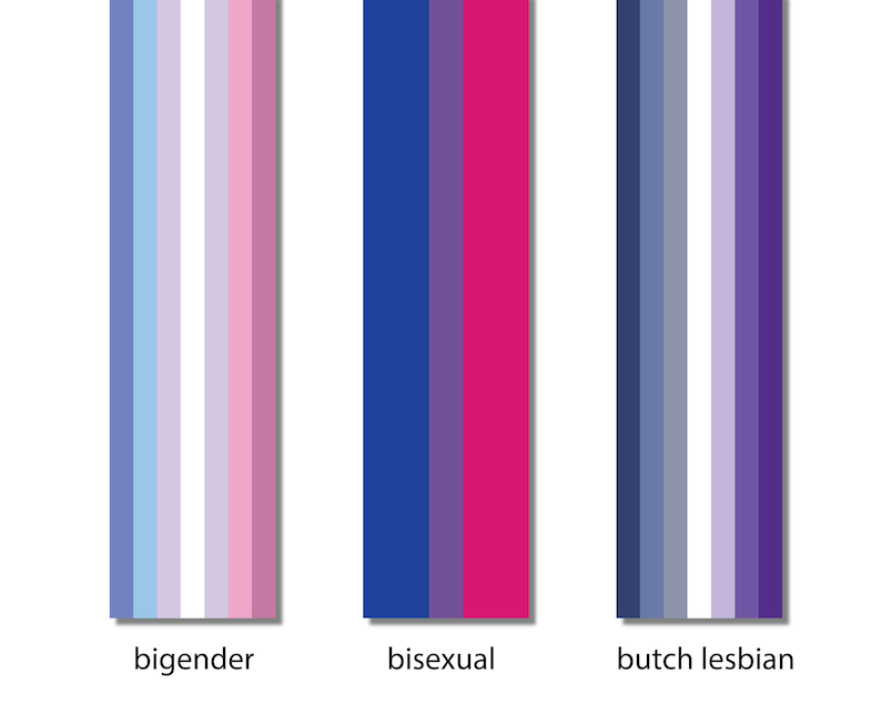 Pride Stripe Wall Decal Collection - LGBTQ+ Pride Decor - Etsy
