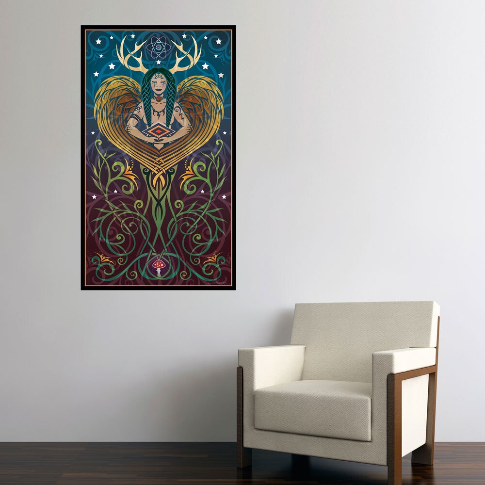 Shaman Graphic Art Decal Shaman by Cristina Mcallister - Etsy