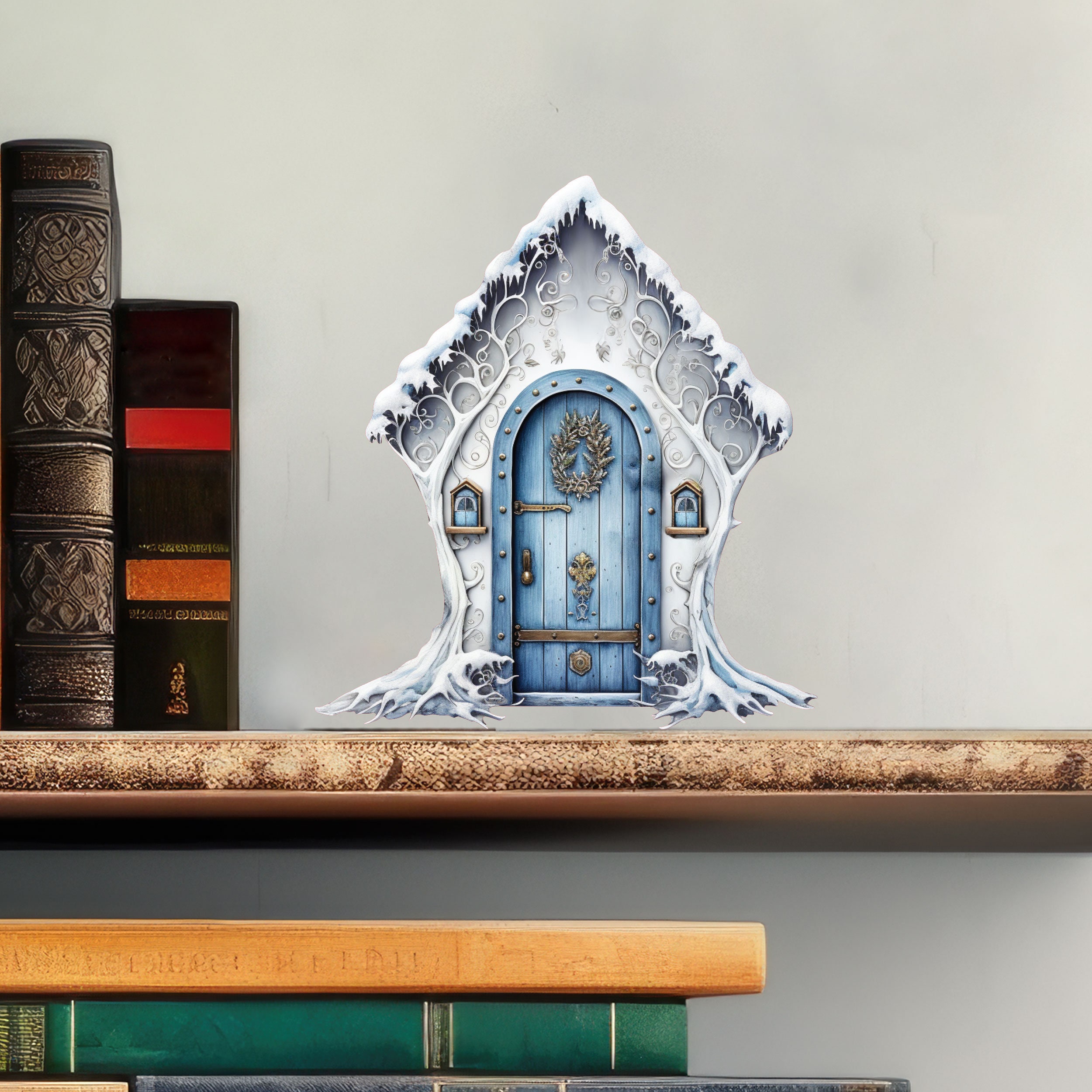 Winter Wonderland Fairy Door Decal - Etsy