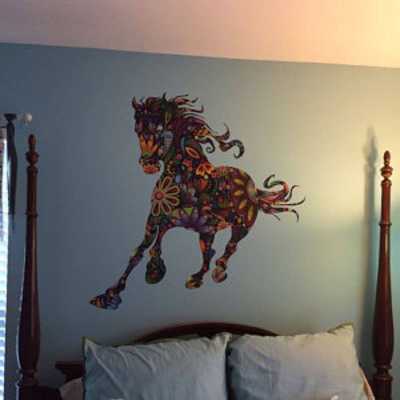 Equestrian Decor Horse Wall Decal Equestrian Gift Equestrian Art Equestrian Print image 5