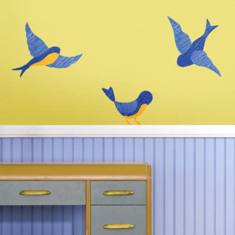 Bird Wall Decal - Etsy
