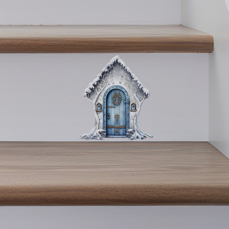 Winter Wonderland Fairy Door Decal - Etsy