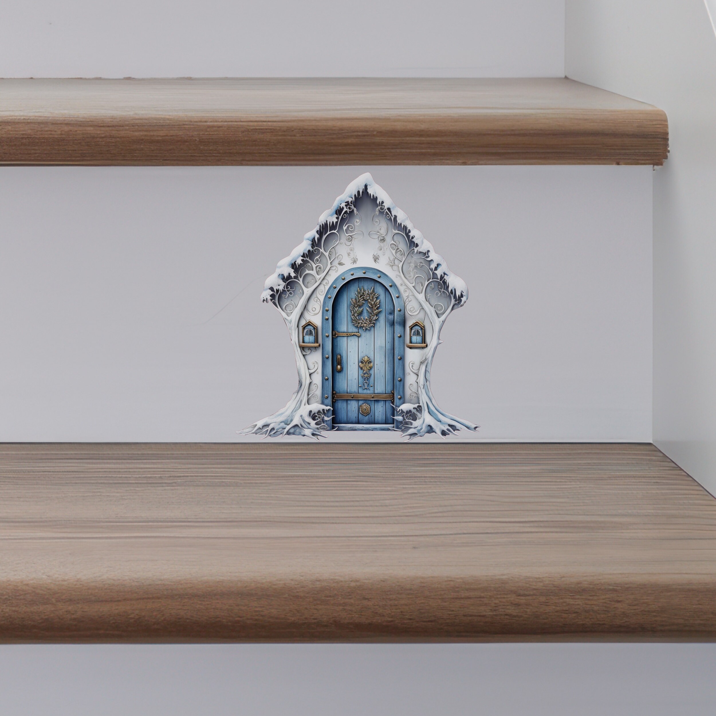 Winter Wonderland Fairy Door Decal - Etsy