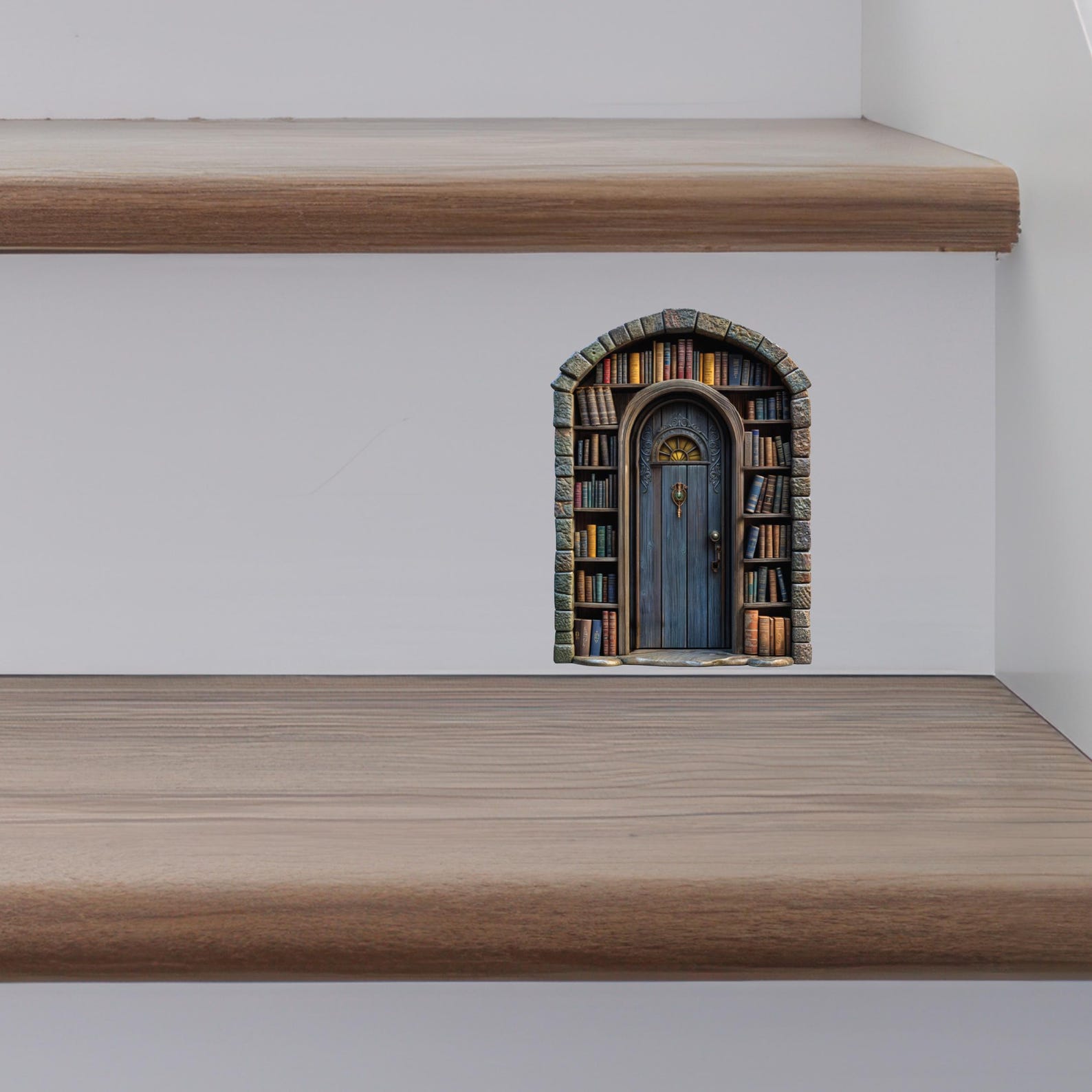 Stone Library Fairy Door Decal - Etsy