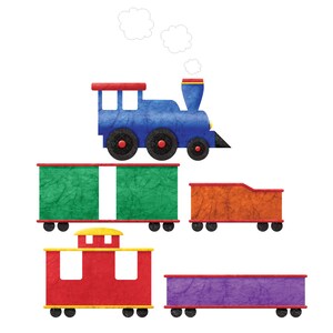 Train Wall Sticker Decal for Transportation or Train Theme Boys Room