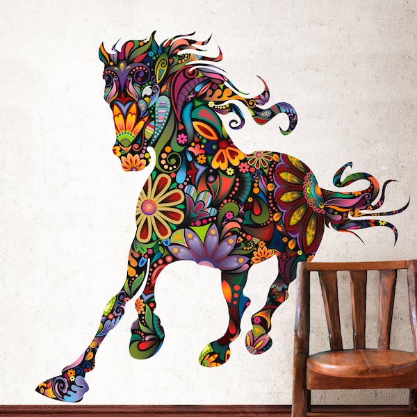 Equestrian Decor - Horse Wall Decal - Equestrian Gift - Equestrian Art - Equestrian Print