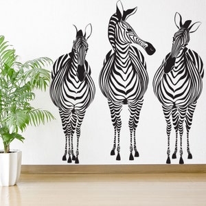 Zebra Wall Sticker Decals for Home Decoration (stk1029)