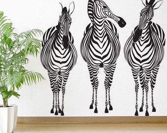 Zebra Sticker muraux pour la décoration de la maison (stk1029)