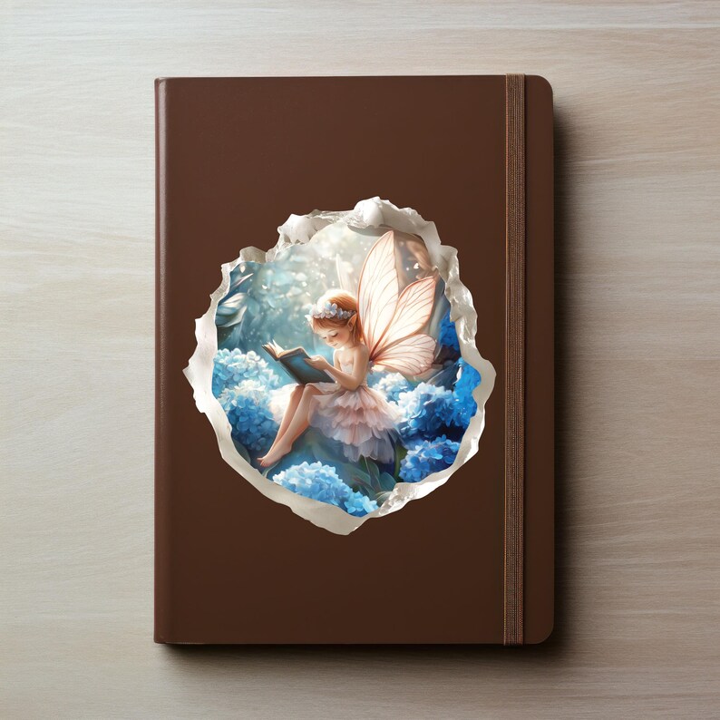 Reading Hydrangea Fairy Portal Decal - Etsy