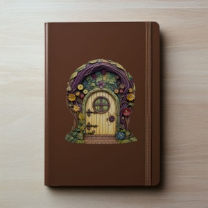 Sunny Garden Fairy Door Decal - Etsy