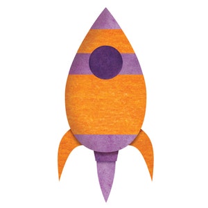 Rocket Decal Sticker for Space or Transportation Wall Mural