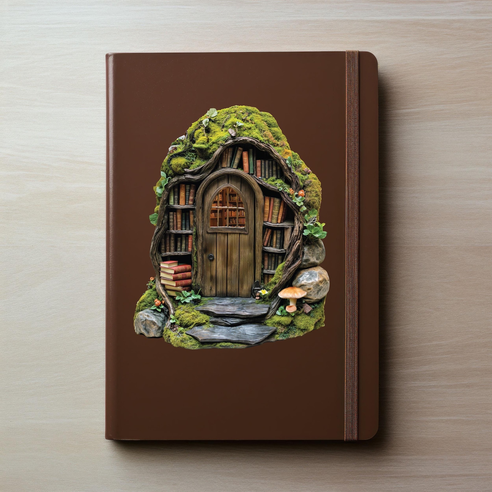 Woodland Library Fairy Door Decal - Etsy