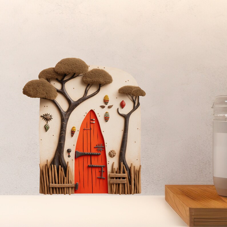 Savanna Spirit Fairy Door Decal - Etsy