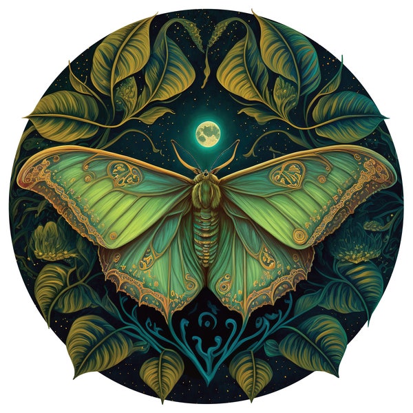 Luna Moth Wall Decal