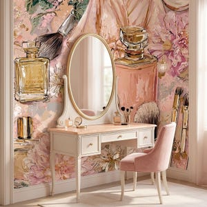 rose gold dressing room ideas Hiier - What a dreamy dressing room Perfect design and organization by