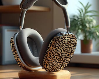 Cheetah Print Airpods Max Case - Wild Animal Print Protective Cover