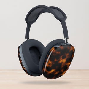 Tortoiseshell Airpods Max Case - Classic Tortoise Shell Pattern Protective Cover