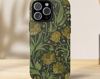 William Morris Floral Phone Case - Vintage Botanical iPhone Protective Cover