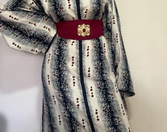 Vintage Moroccan Caftan - Handmade Traditional Dress -Unique Boho moroccan Kaftan