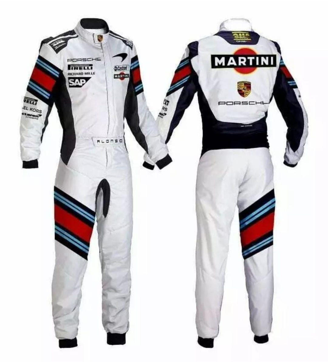 Tracksuit Racing Martini Racing Suit Kids & Adults Outfit - Mciaren Fan Edition Race ...
