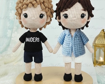 Handgemachte Hockey Romanze inspirierte Puppen, LGBT Rivalen Amigurumi, Team Hollanov Kollektorpuppen, Feinde für Liebhaber, Geschenk für Sport Romantik