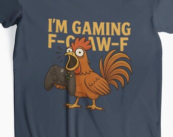 F-Caw-F Shirt, Funny Sassy Raven Rooster Shirt, Gothic Bird Art T Shirt, Funny Crow Shirt, Black Crow Moonlit Raven Shirt, Sassy Raven Gift