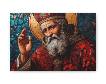 聖ニコラスのイコン - カトリックの聖人 - ミラの司教 - ギリシャ正