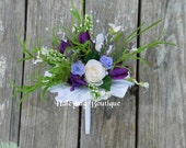Purple And Lavender Bridal Bouquet, Wedding Bouquet, Wedding Flowers, Wedding Decorations
