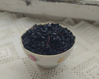 Dried Organic Elderberries 50 g or 100 g.  Sambucus nigra