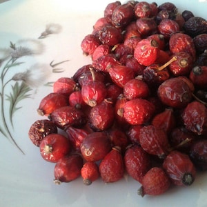 Dried berries, Rose hips, Rose tea, Rosehips, Rosa canina, Rose hip tea, Rosa canina fruit, Dried rose hips, Herbal vitmain tea - 100 gram