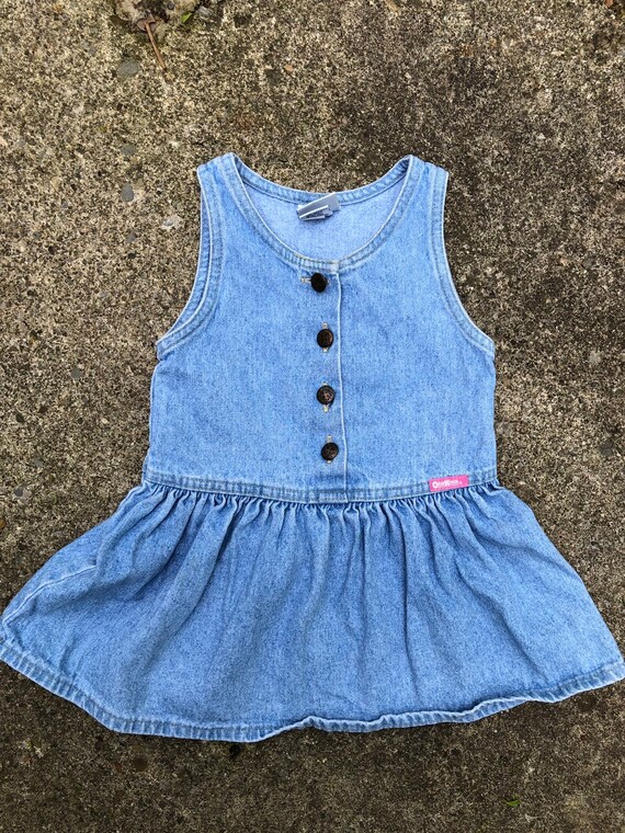 girls denim jumper