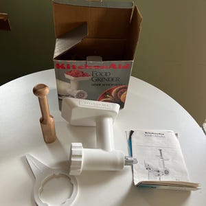 Vintage 90s KitchenAid Food Grinder Mixer Attchement for FGA-2 Series