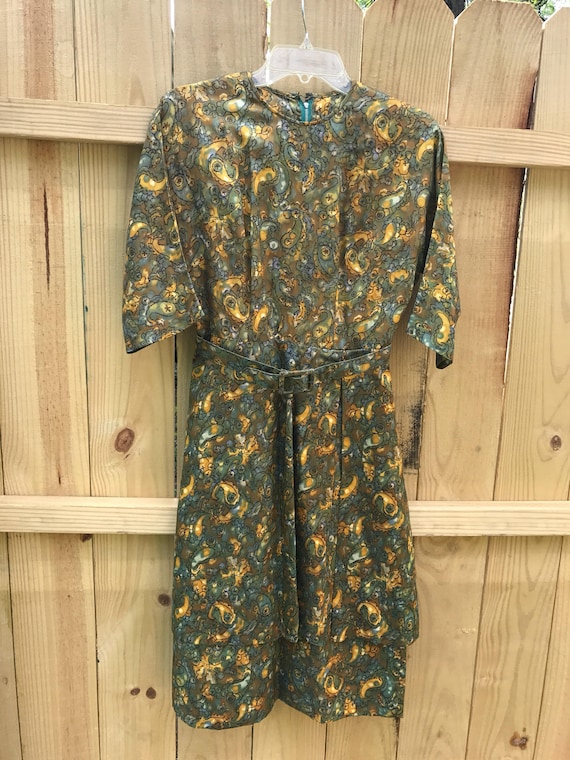 Vintage 50s Tucker Grossman Floral Abstract Print