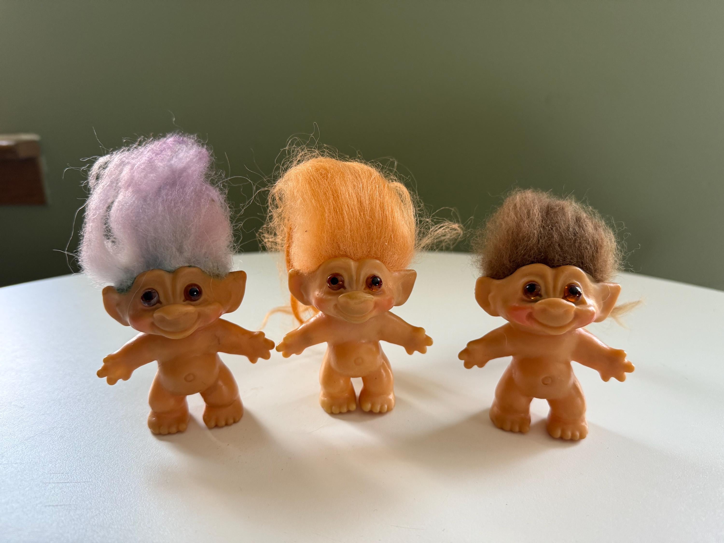 Vintage 60s Era Dam Trolls With Mohair Hair / Choose Your Troll