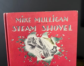 Vintage Mike Mulligan and his Steam Shovel 1939 by Virginia Lee Burton Weekly Reader Edition