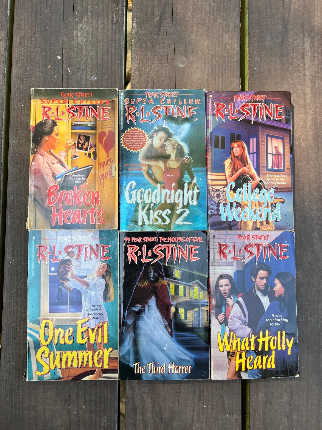 Vintage Early to Mid 90s R.L. Stine Fear Street Books Choose Your Book ...