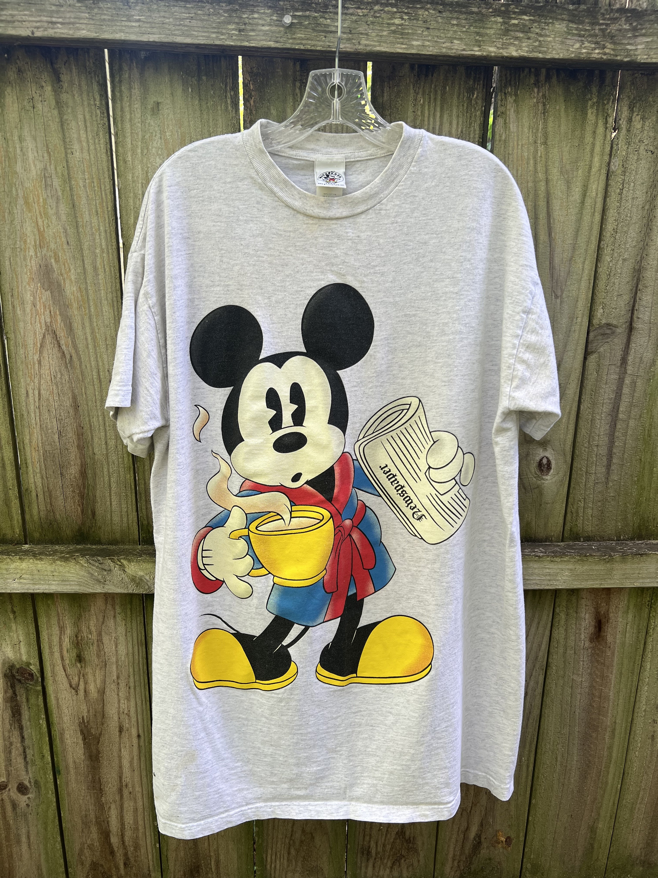 Disney Adult T-Shirt - Mickey Mouse Neon Quotes