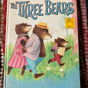Vintage The Three Bears A Whiman Big Tell-a-Tale / 1965 Whitman hardcover Mabel Watts