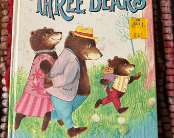 Vintage The Three Bears A Whiman Big Tell-a-Tale / Whitman hardcover 1965 Mabel Watts
