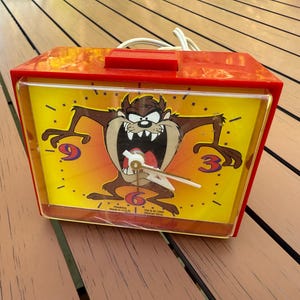 Vintage Looney Tunes Tasmanian Devil Taz Westwecker Elektrowecker aus den 90er Jahren